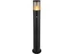 Globo Lighting Luce Da Esterno In Acciaio Inox Nero Opaco, 1X E27
