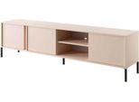 Mobile Tv Basso Dast 203X39,5X53Cm Beige A 3 Ante