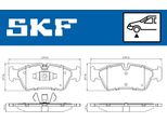 Set Pastiglie Freno Anteriori Skf Per Bmw 3 Touring (E91) Vkbp 80399