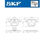 Set Pastiglie Freno Posteriori Skf Per Bmw 3 Touring (F31) Vkbp 90508