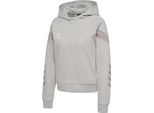 Hummel Hmltravel Sweat Hoodie Donna - Grigio Chiaro Melange, Taglia:S