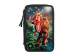 Dino World Astuccio A 3 Scomparti Per Matite