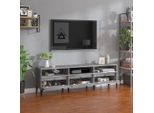 The Living Store Mobile Tv Grigio Sonoma 150X30X44,5 Cm Materiale In Legno