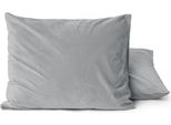 Federe Sleeptime Velvet 2 In 1 Grau 60 X 70 Cm