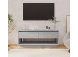 The Living Store Mobile Tv Grigio Sonoma 102X41X44 Cm Materiale Legno