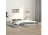 The Living Store Letto In Legno Massiccio Bianco 100X200 Cm Pino