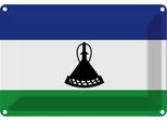 Vianmo Insegna Di Latta 20X30 Cm Bandiera Lesothos Flag Of Lesotho