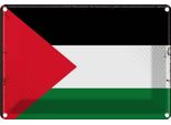 Vianmo Insegna Di Latta 12X18 Cm Bandiera PaläStinas Flag Palestine