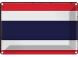 Vianmo Insegna Di Latta 20X30 Cm Bandiera Thailands Flag Of Thailand