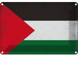 Vianmo Insegna Di Latta 20X30 Cm Bandiera PaläStina Flag Palestine Vintage