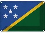 Vianmo Insegna Di Latta 20X30 Cm Salomonen Solomon Islands Vintag