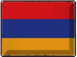 Vianmo Insegna Di Latta 30X40 Cm Bandiera Armenien Retro Flag Of Armenia