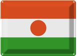 Vianmo Insegna Di Latta 30X40 Cm Bandiera Nigers Flag Of Niger