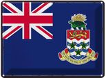 Vianmo Insegna Di Latta 30X40 Cm Bandiera Cayman Islands Retro Flag