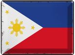 Vianmo Insegna Di Latta 30X40 Cm Bandiera Philippinen Retro Philippines