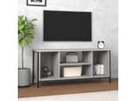 The Living Store Mobile Tv Grigio Sonoma 102X35X45 Cm Materiale Legno
