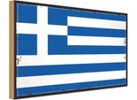 Vianmo Insegna In Legno 12X18 Cm Bandiera Griechenlands Flag Greece