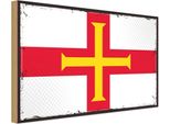 Vianmo Insegna In Legno 20X30 Cm Bandiera Guernseys Flag Of Guernsey