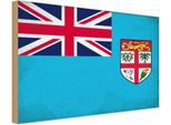 Vianmo Insegna In Legno 20X30 Cm Bandiera Fidschi Flag Of Fiji Vintage
