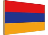 Vianmo Insegna In Legno 20X30 Cm Bandiera Armenien Flag Of Armenia