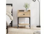 Maison Exclusive - Comodino In Rovere Sonoma 40,5X31X60 Cm Materiale Ligneo