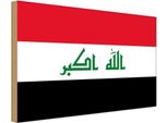 Vianmo Insegna In Legno 12X18 Cm Bandiera Irak Flag Of Iraq