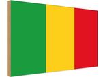 Vianmo Insegna In Legno 20X30 Cm Bandiera Malis Flag Of Mali
