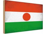 Vianmo Insegna In Legno 20X30 Cm Bandiera Niger Flag Of Niger Vintage