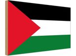 Vianmo Insegna In Legno 12X18 Cm Bandiera PaläStinas Flag Of Palestine