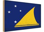 Vianmo Insegna In Legno 20X30 Cm Bandiera Tokelau Flag Of Tokelau Vintage
