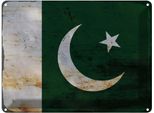 Vianmo Insegna Di Latta 30X40 Cm Bandiera Pakistan Flag Of Pakistan
