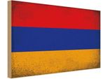 Vianmo Insegna In Legno 20X30 Cm Bandiera Armenien Flag Armenia Vintage