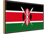 Vianmo Insegna In Legno 20X30 Cm Bandiera Kenias Flag Of Kenya