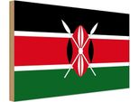 Vianmo Insegna In Legno 20X30 Cm Bandiera Kenias Flag Of Kenya
