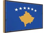 Vianmo Insegna In Legno 12X18 Cm Bandiera Kosovo Flag Of Kosovo