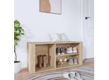 The Living Store Scarpiera Rovere Sonoma 100X35X45 Cm Materiale In Legno