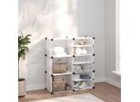 The Living Store Schuhregal Trasparente 84X31,5X93 Cm Pp