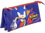 CerdÁ Life's Little MOMENTS- Astuccio Per Matite Sonic Prime Con Tre Scomparti, Cartone Animato, Blu, Taglia Unica (2700000550)
