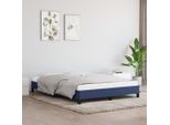 The Living Store Rete Da Letto Blu 140X200 Cm Tessuto