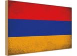 Vianmo Insegna In Legno 30X40 Cm Bandiera Armenien Flag Armenia