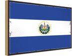 Vianmo Insegna In Legno 30X40 Cm Bandiera El Salvadors Retro El Salvador