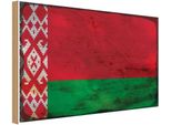 Vianmo Insegna In Legno 30X40 Cm Bandiera WeißRussland Flag Belarus
