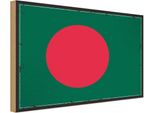 Vianmo Insegna In Legno 30X40 Cm Bandiera Bangladesch Retro Bangladesh