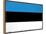Vianmo Insegna In Legno 30X40 Cm Bandiera Estlands Retro Flag Of Estonia