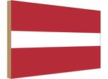 Vianmo Insegna In Legno 30X40 Cm Bandiera Lettlands Flag Of Latvia