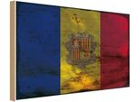 Vianmo Insegna In Legno 30X40 Cm Bandiera Andorra Flag Of Andora