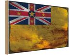 Vianmo Insegna In Legno 30X40 Cm Bandiera Niue Flag Of Niue