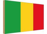 Vianmo Insegna In Legno 30X40 Cm Bandiera Malis Flag Of Mali