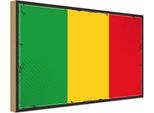 Vianmo Insegna In Legno 30X40 Cm Bandiera Malis Retro Flag Of Mali