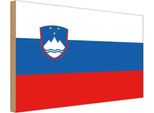 Vianmo Insegna In Legno 30X40 Cm Bandiera Sloweniens Flag Of Slovenia